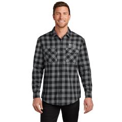 Grey/ Black Buffalo Check